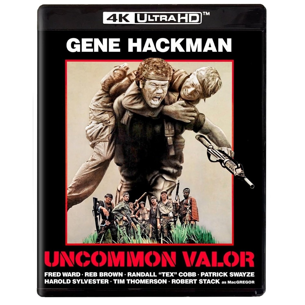 Uncommon Valor (4K/Blu-ray, 2026) Gene Hackman Robert Stack Fred Ward NEW/Sealed